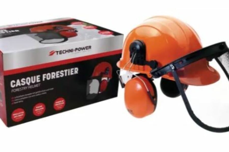 Casque complet forestier