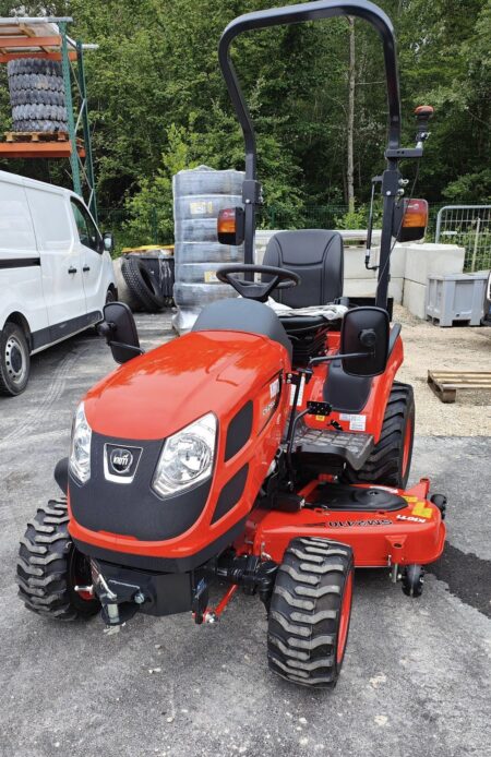 micro tracteur kioti cs2510h + tondeuse ventrale