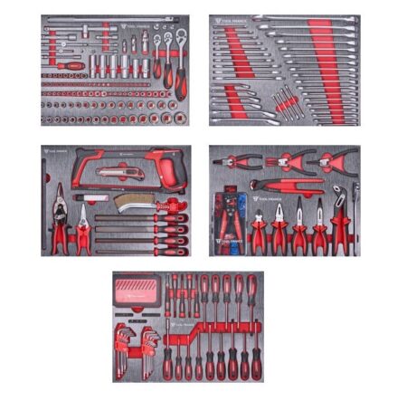 Servante composée de 300 outils (1/2’’ - 1/4’’ - 3/8’’)