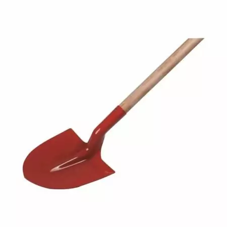 Pelle ronde 27cm manche bois 120cm
