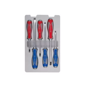 Jeu de tournevis lame traversante à fente et PHILLIPS® – 6 pièces