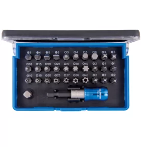 Coffret d’embouts de vissage 1/4″ – 32 pièces