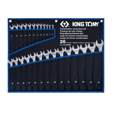 Trousse de clés mixtes 6 à 32mm (26 pièces)
