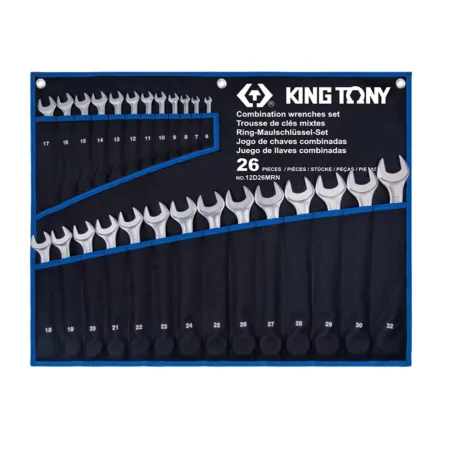 Trousse de clés mixtes 6 à 32mm (26 pièces)