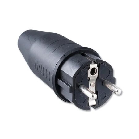 Fiche mâle, 2 pôles 16A 250V