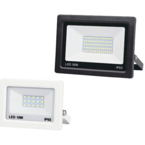 Projecteur LED extra plat Blanc/Noir