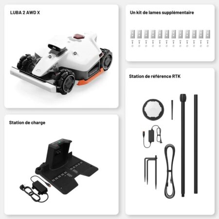 Robot tondeuse Mammotion LUBA 2 AWD 3000m² – Image 3