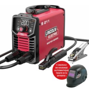 Poste à souder inverter MMA/TIG S211 (+ 1 Cagoule OFFERTE)