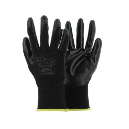 Gants de sécurité polyester avec revêtement nitrile